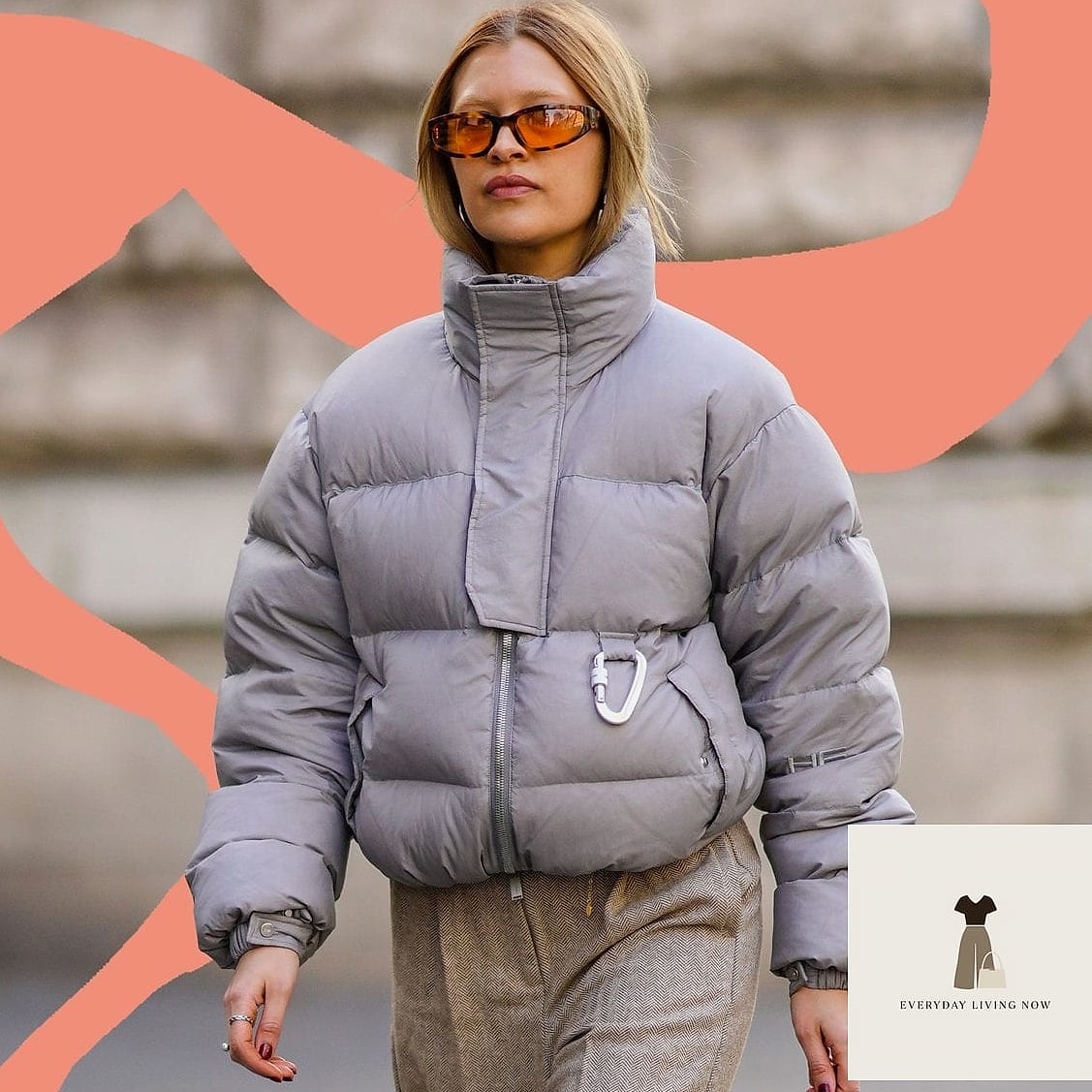21 Outfit Hiver That Are Absolutely Stunning 22 Puffer Coat and Biker Shorts for Cold-Weather Errands