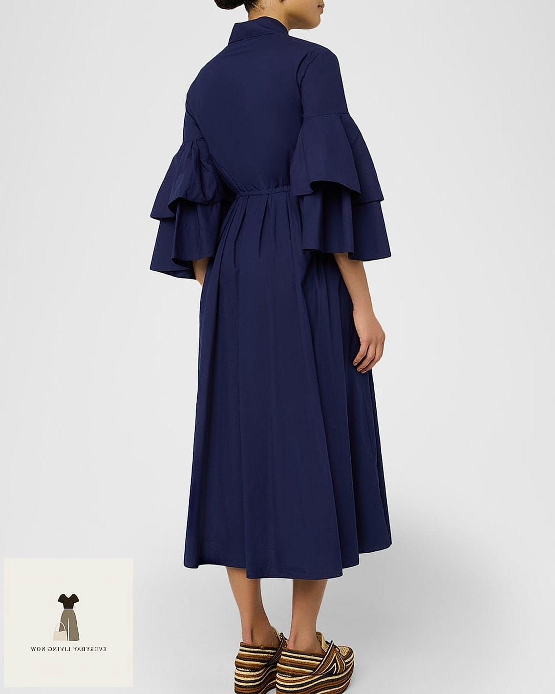 Ruffled Midi Skirt With a Fitted Tank