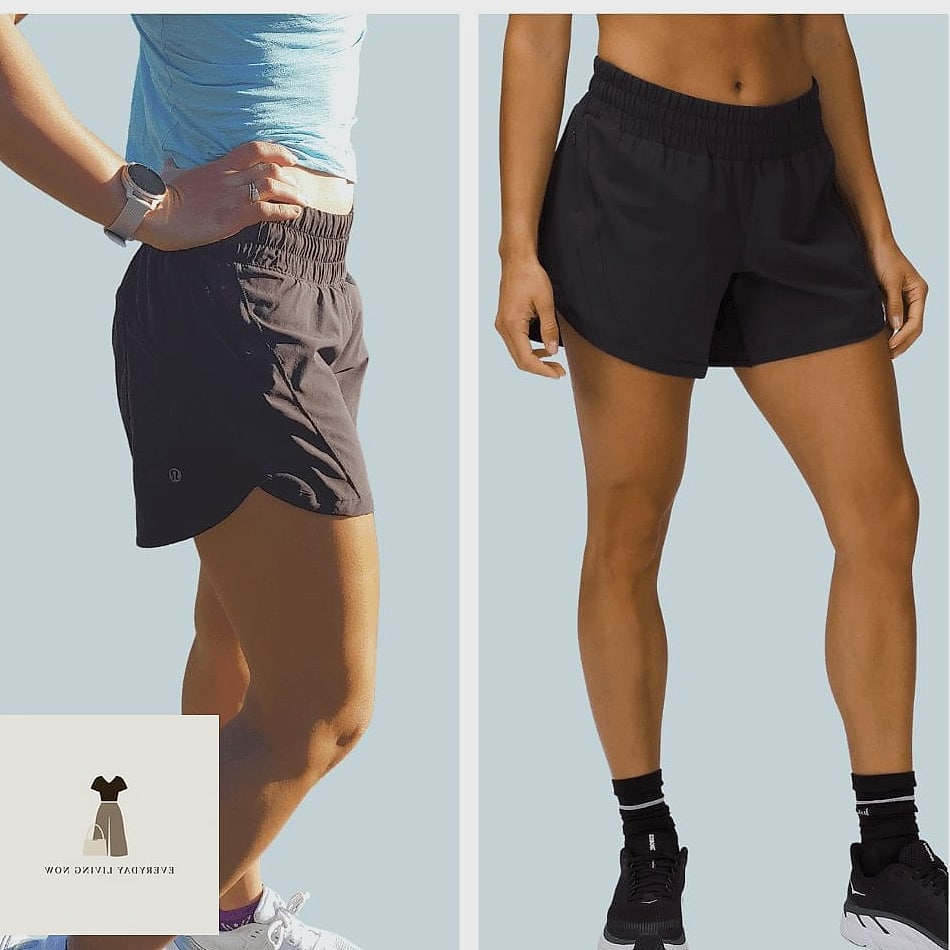 Running Shorts and a Fitted Tee