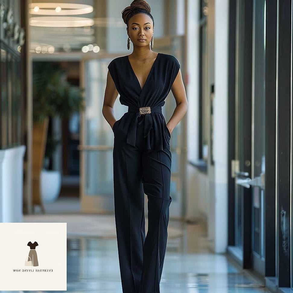 Satin Jumpsuit for a Night Out