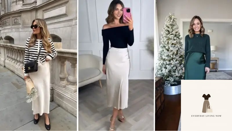 Satin Skirt Outfit Ideas That Work in Real Life