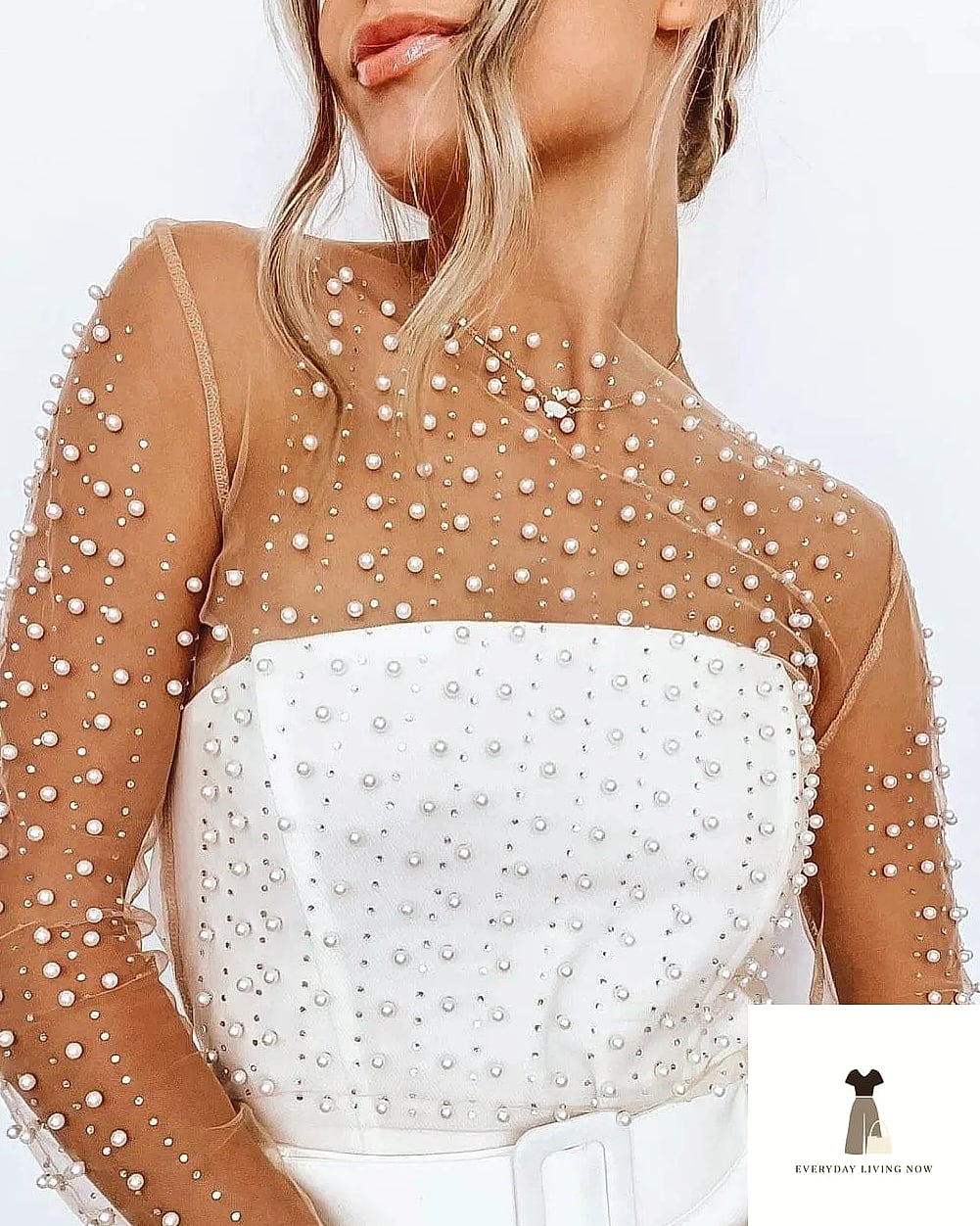 22 Carnival Outfit That Are Trending Right Now 21 Sheer Mesh Overlay Set