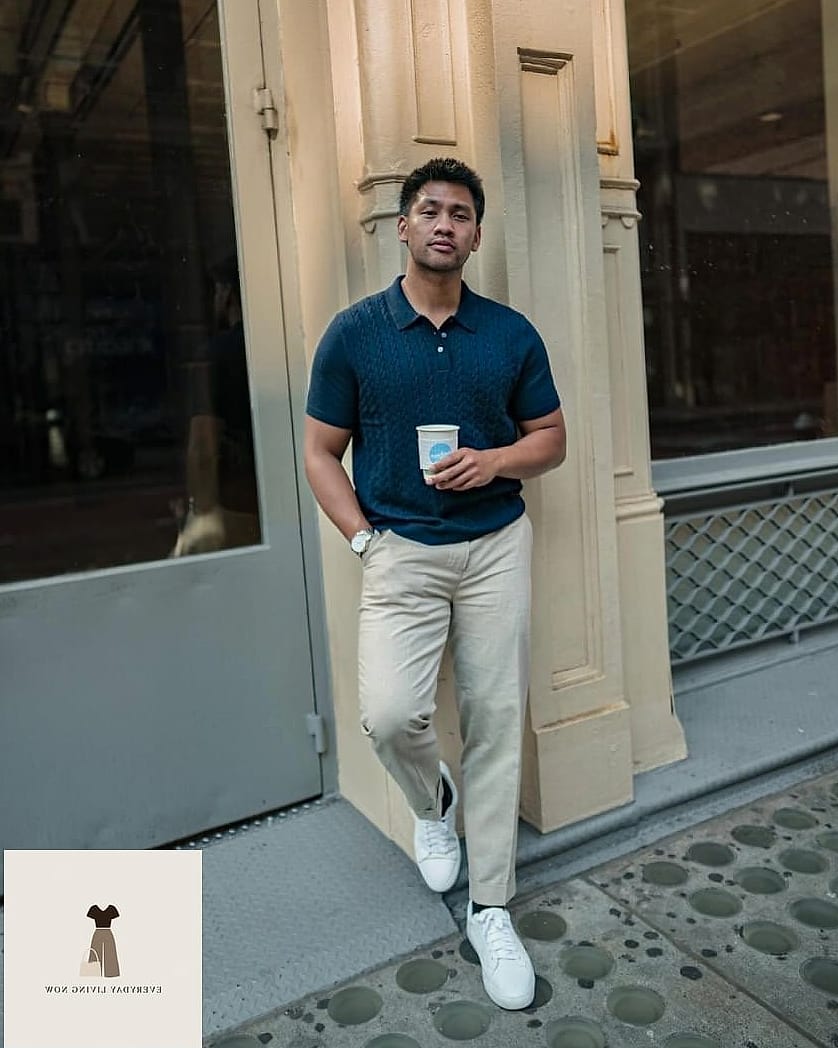 30 Beige Pants Outfit You Need to Try Next 22 The Sneaker and Baseball Cap Combo