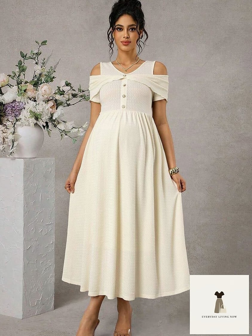 27 Baby Shower Outfit For Guest Worth Pinning Immediately 25 Soft Knit Dress with a Belt