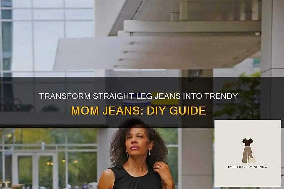 Straight-Leg Jeans and a Chunky Knit