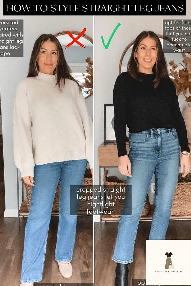 27 Comfy Outfit That Are Absolutely Stunning 6 Straight-Leg Jeans With an Oversized Hoodie