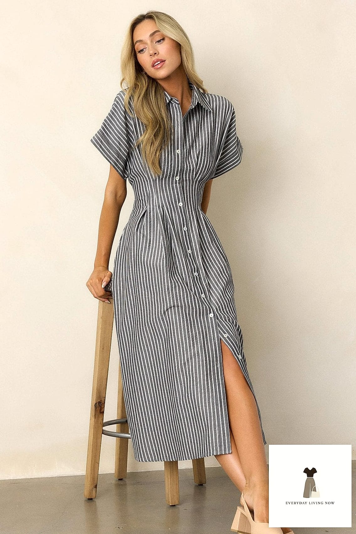 30 Striped Shirt Outfit That Are Absolutely Stunning 10 Striped Shirt Dress for Effortless Styling