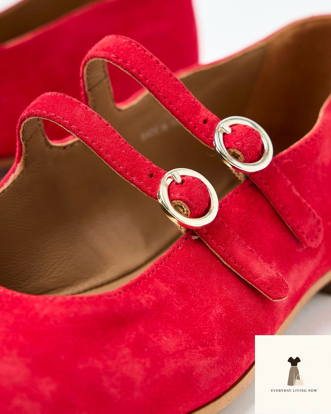 Suede Mary Janes with a Chunky Knit