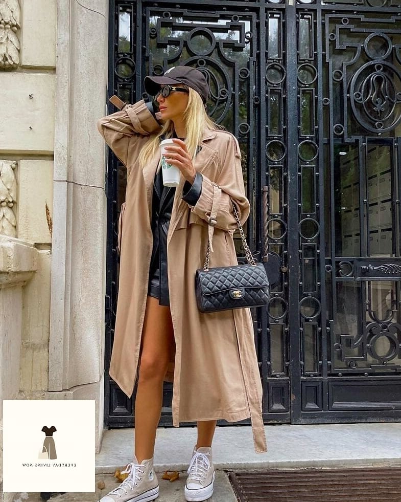 Trench Coat Over a Casual Fit