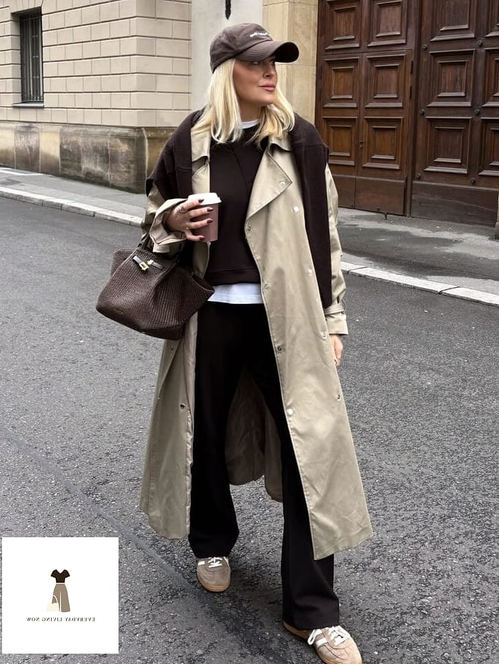 30 Samba Outfit That Will Make You Book Your Appointment Immediately 9 Trench Coat and Slip Dress