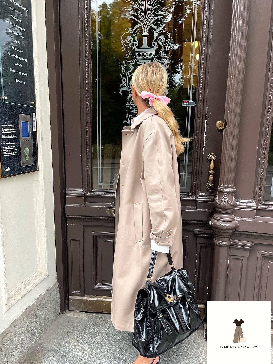 The Trench-Over-Everything Trick for Cool Evenings