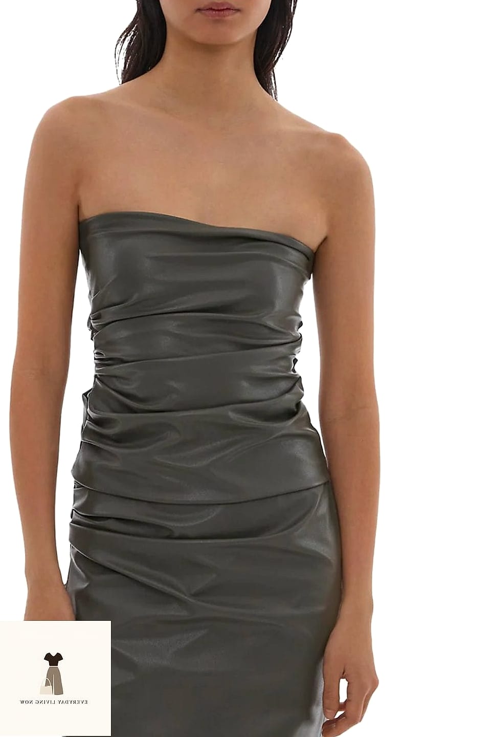 Tube Top and Midi Skirt for a Wedding Guest Look