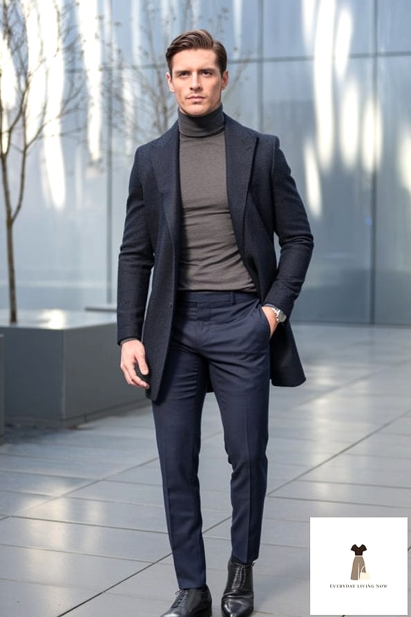 20 Smart Casual Outfit That Every Stylist Needs to See 20 The Turtleneck and Trouser Reset