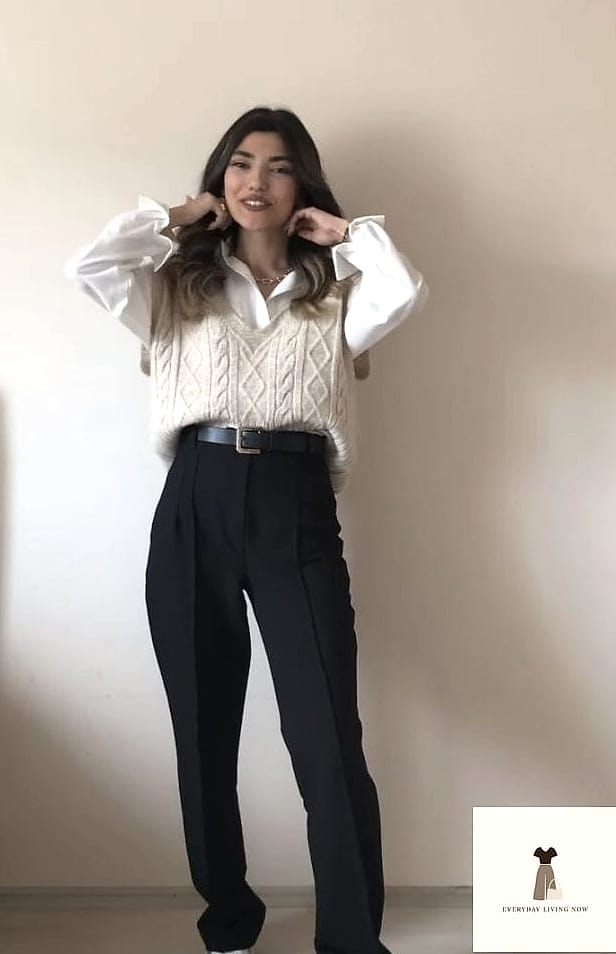 25 Outfit Semiformal That Are Dreamy and So Inspiring 16 Two-Piece Knit Set in a Rich Color