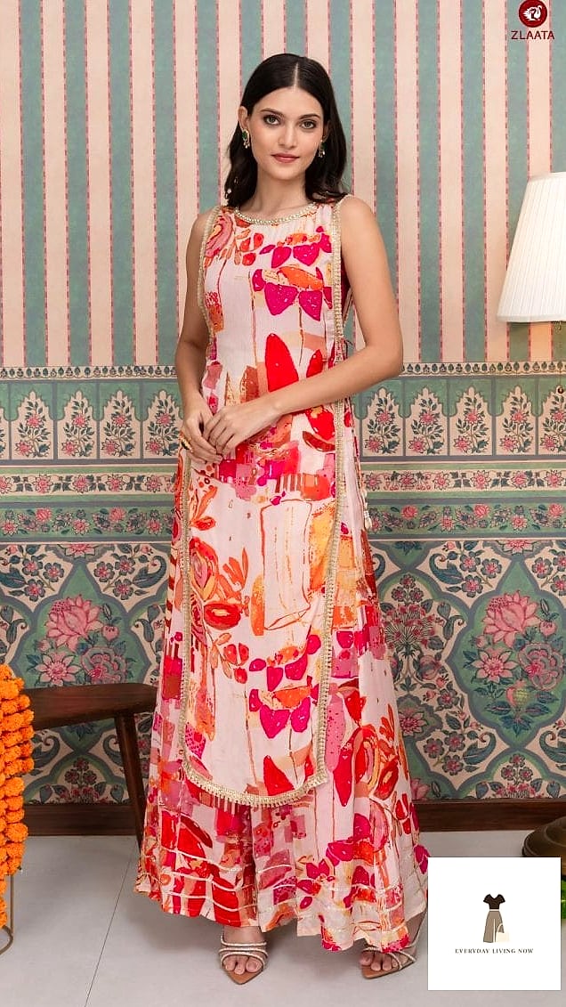 Two-Piece Coord Set in Rust or Terracotta