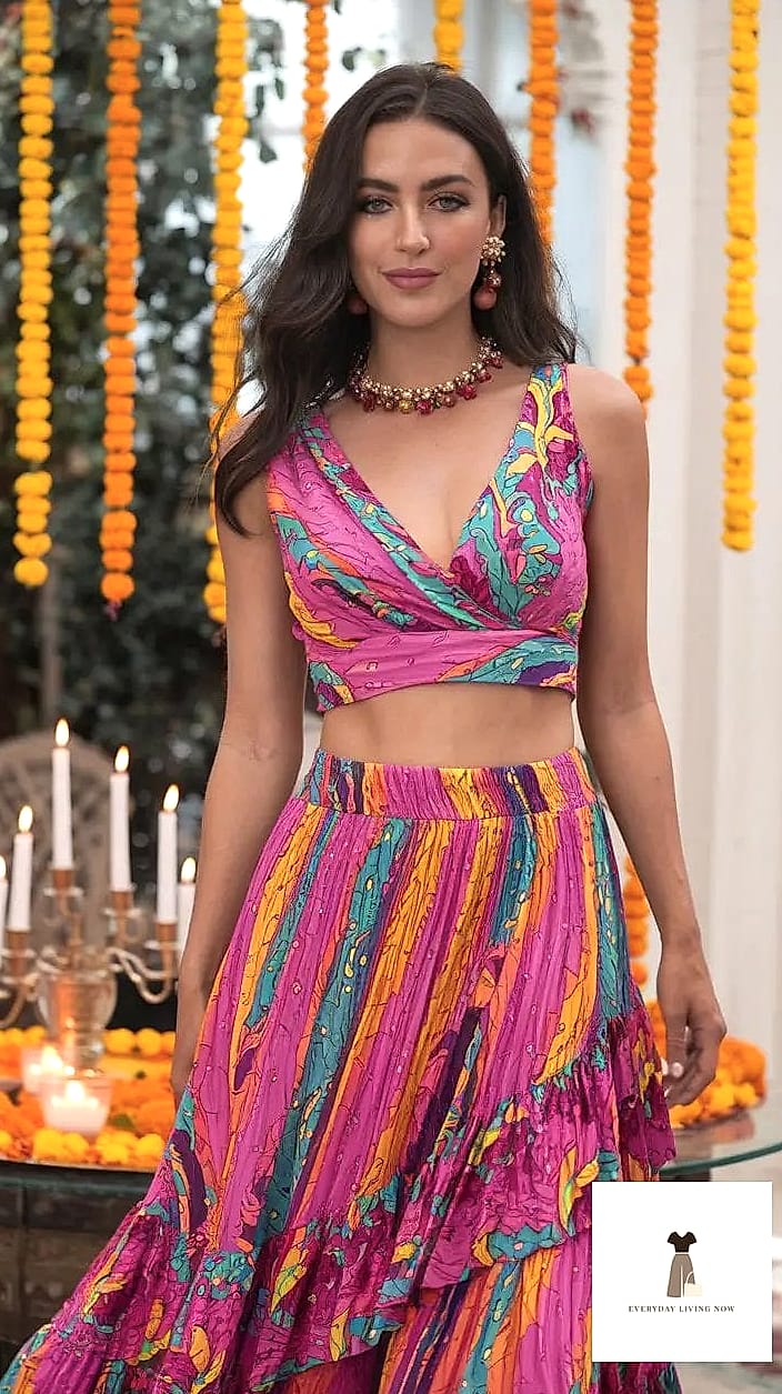 Two-Piece Matching Set in Hot Pink