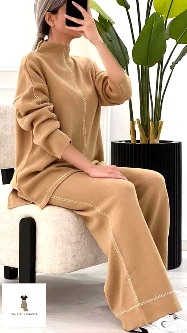 Two-Tone Corduroy Set