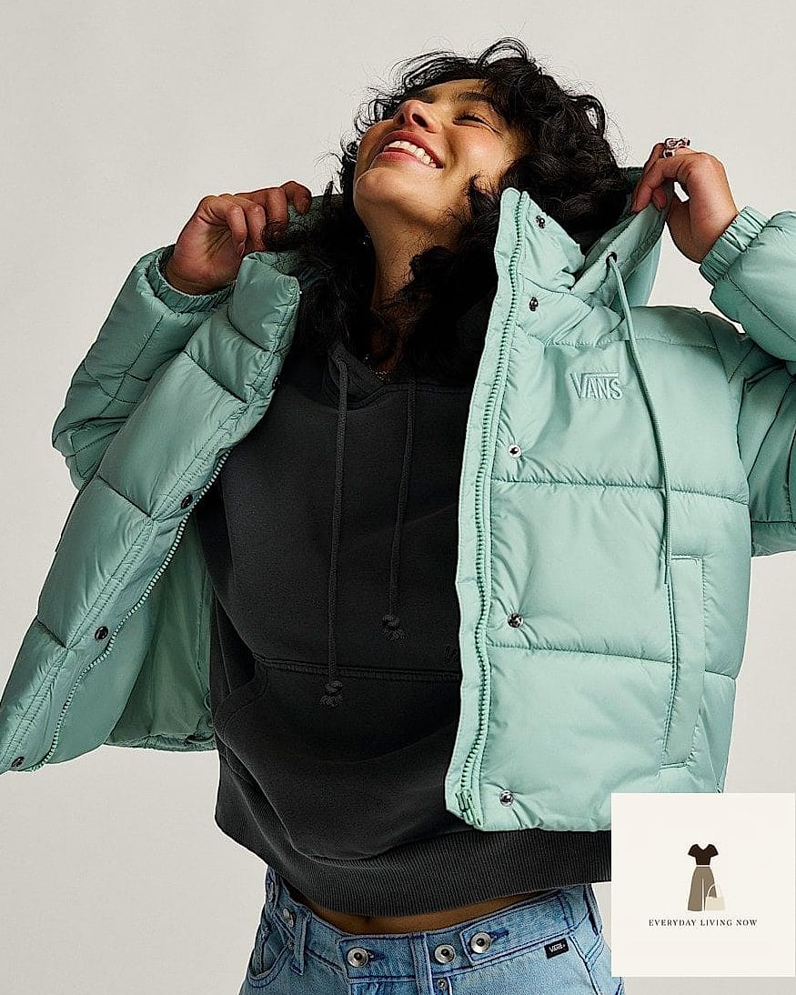 24 Vans Outfit You Need to Try Next 23 Vans With a Cropped Puffer Jacket