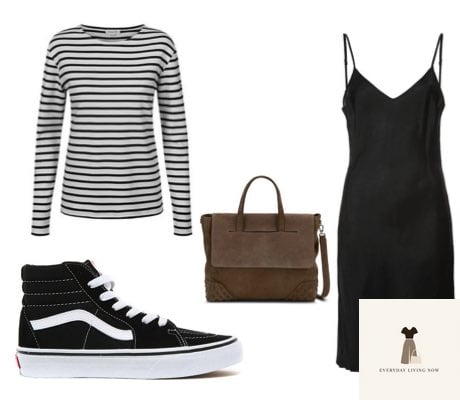 24 Vans Outfit You Need to Try Next 8 WEARING HIGH TOP VANS WITH A SLIP DRESS