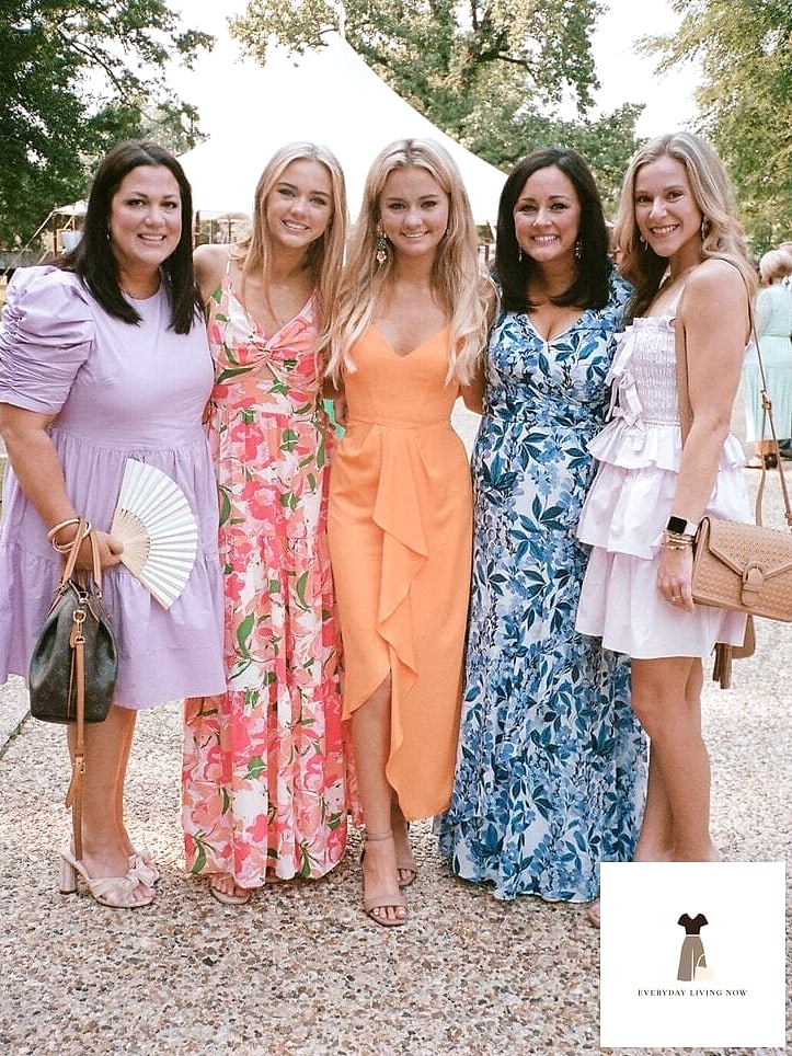 Wedding Guest Look With a Midi Dress