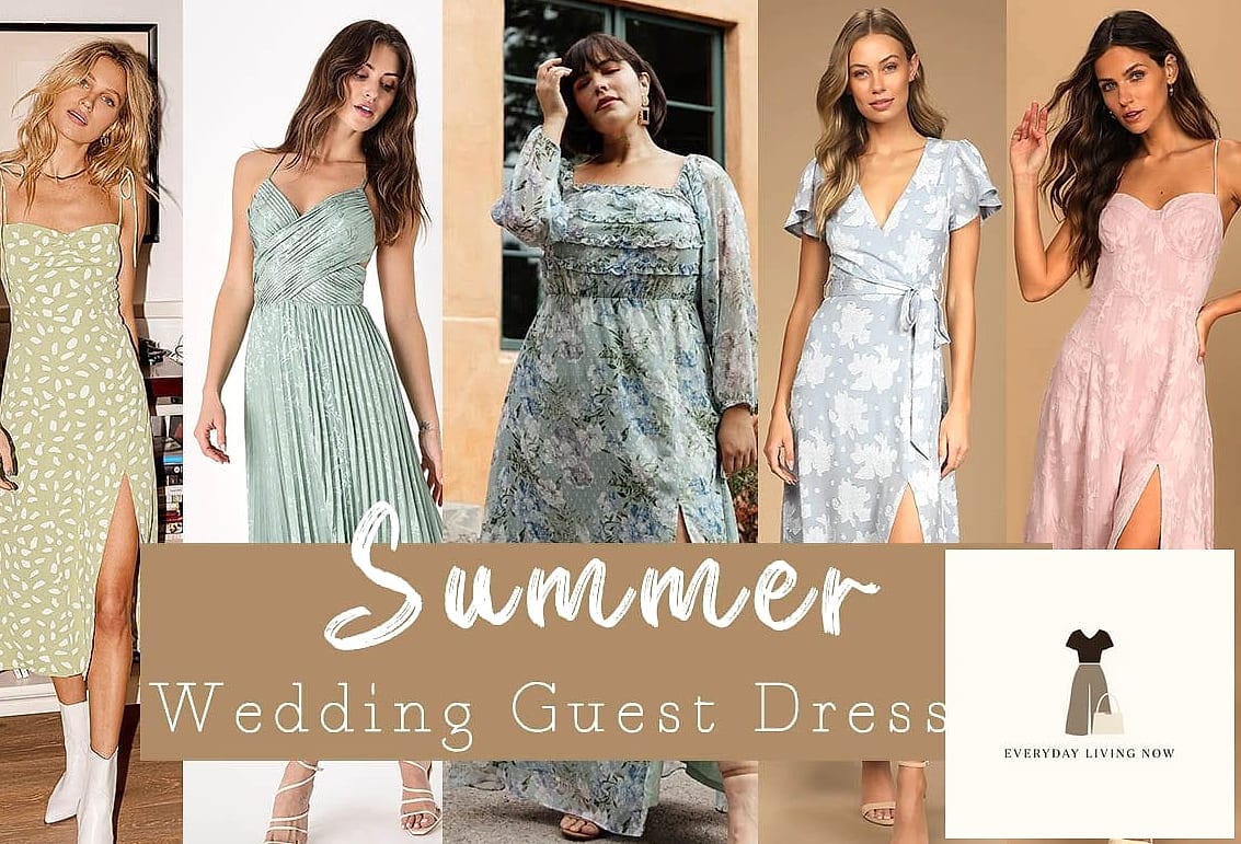 Wedding Guest Dressing in Earth Tones