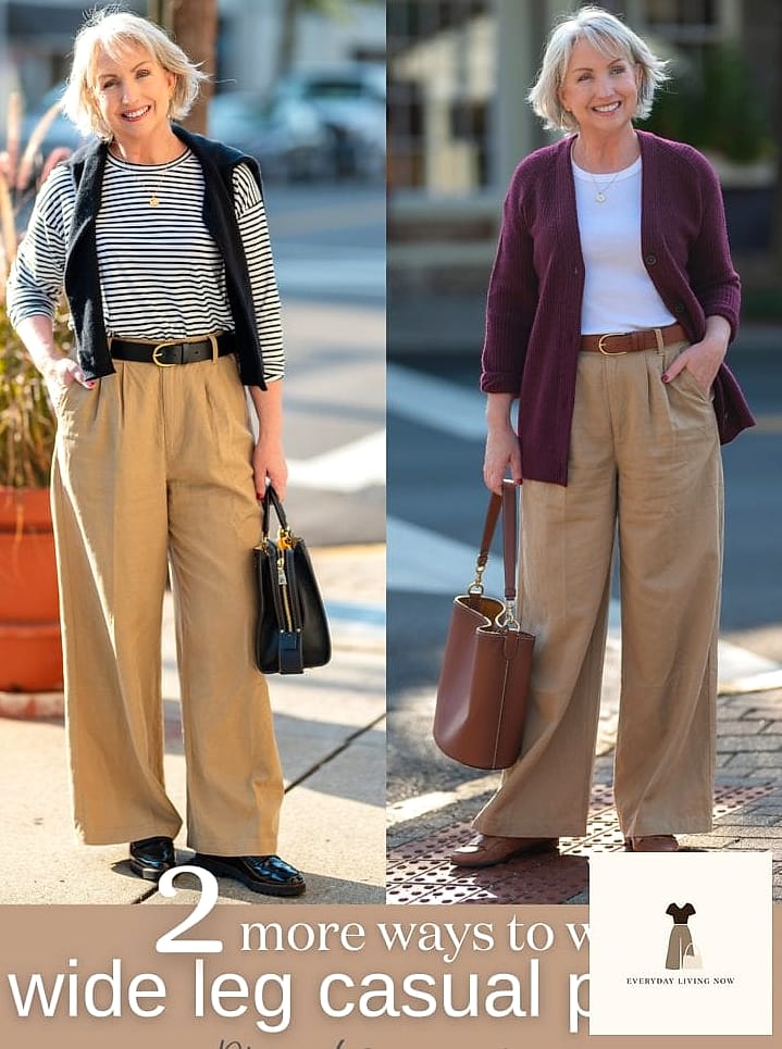 Wide-Leg Trousers and a Fitted Tank
