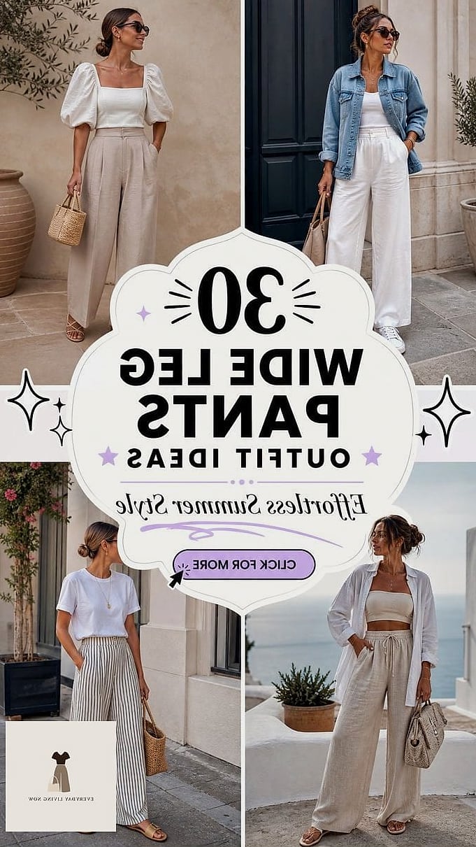 Wide-Leg Trousers and a Crop Top
