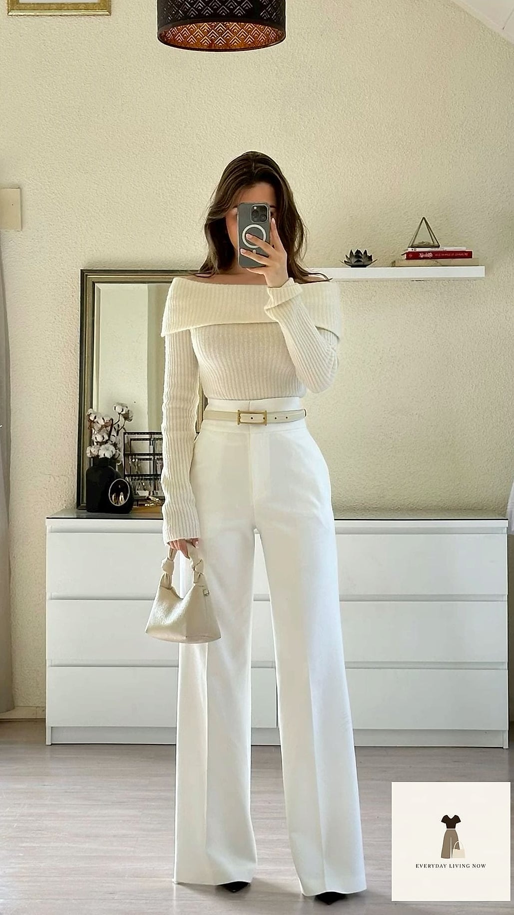 25 Outfit Semiformal That Are Dreamy and So Inspiring 3 Wide-Leg Trousers and a Silk Cami