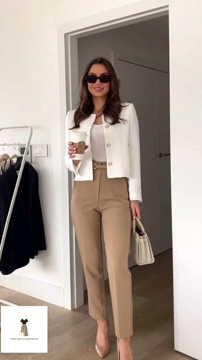Wide-Leg Trouser Suit