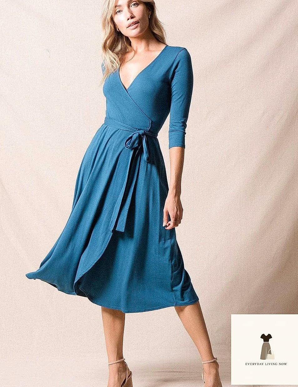 27 Comfy Outfit That Are Absolutely Stunning 10 Wrap Dress With Ankle Boots
