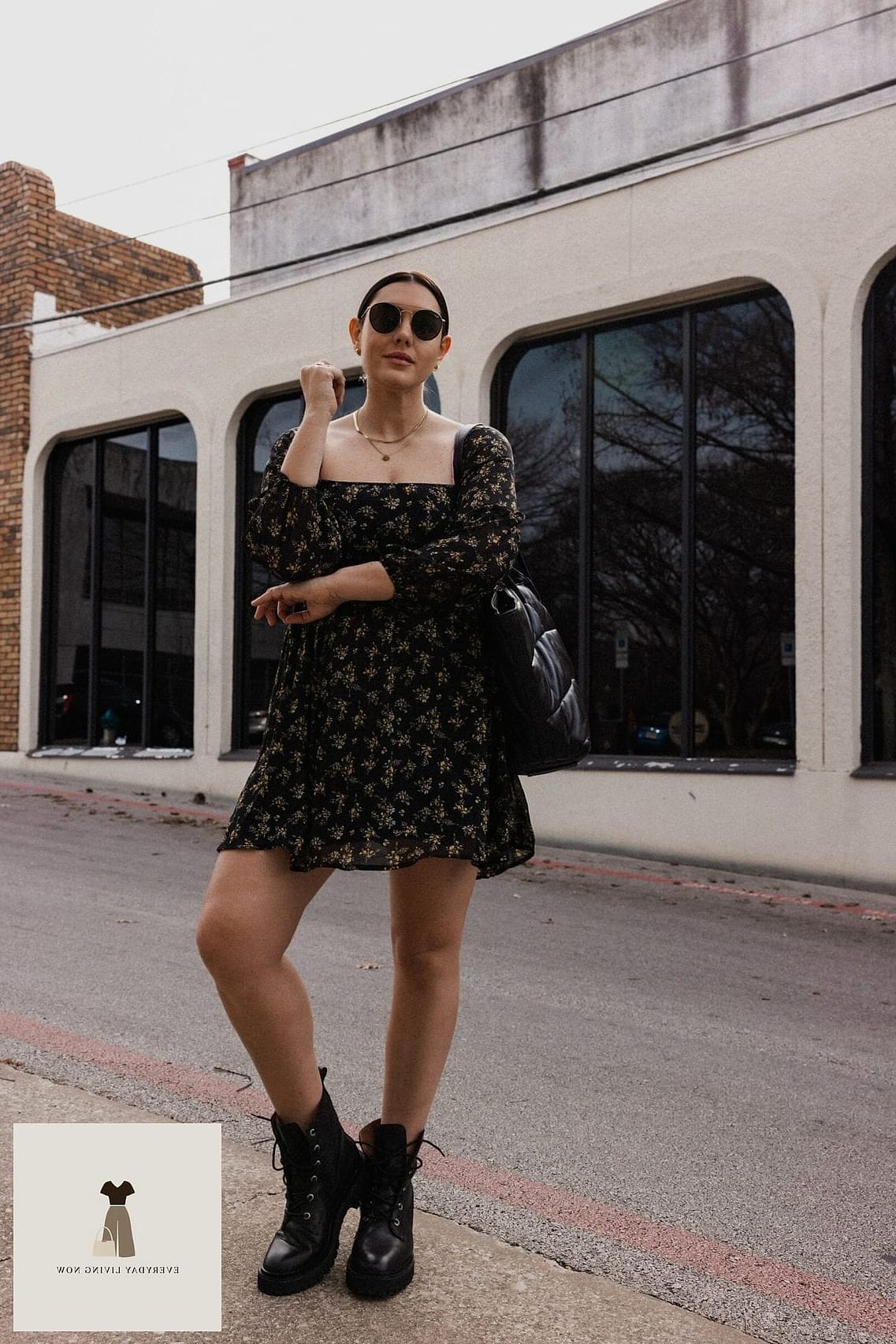 Wrap Dress With Knee High Docs