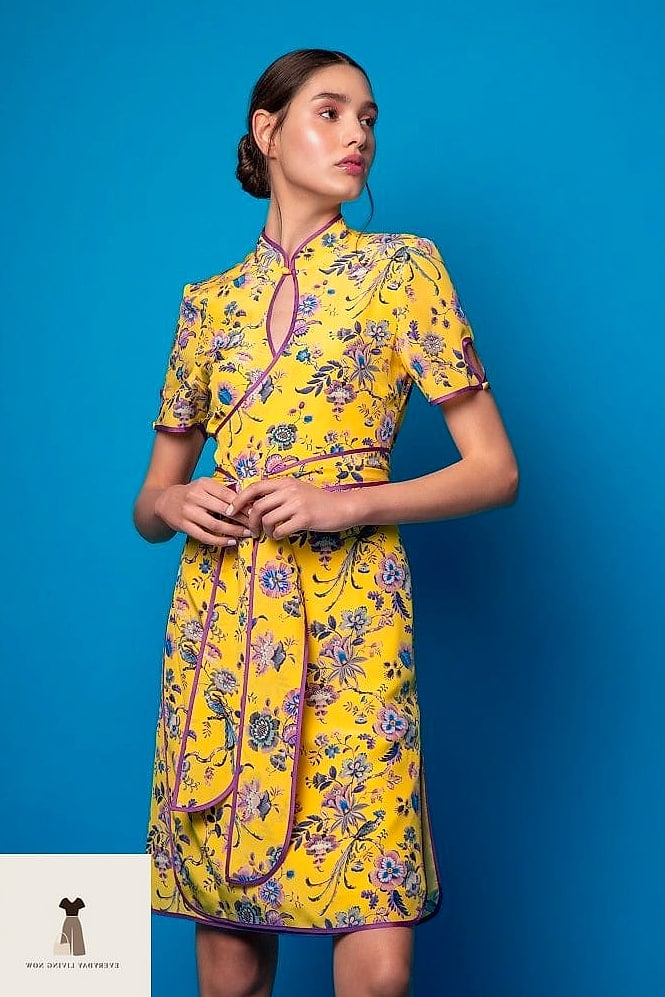Wrap Dress With a Blazer
