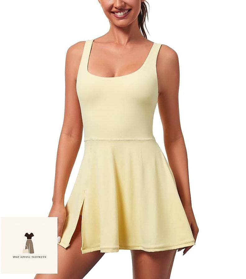 27 Yellow Outfit Every Style Lover Needs to See 7 Yellow Athletic Dress for Weekend Errands