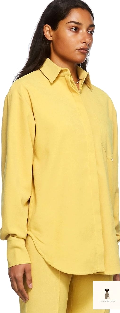 27 Yellow Outfit Every Style Lover Needs to See 24 Yellow Oversized Button-Down as a Dress