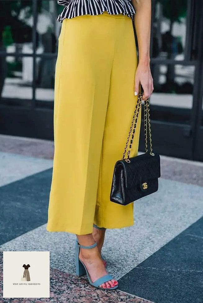 27 Yellow Outfit Every Style Lover Needs to See 21 Yellow Wide-Leg Jumpsuit for Effortless Style